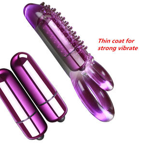 Anillo Vibrador para Pene con Doble Anillo de Retraso y Anillo para Spermatóforos, Juguete Sexual para Adultos para Compartir en Pareja - Product Image 3