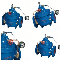 Vanne flottante télécommandée, vanne de régulation de niveau d'eau en fonte ductile à brides pour réservoir d'eau, DN50-DN300 PN16