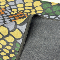 Serviette de golf personnalisée en microfibre gaufrée de haute qualité avec clip mousqueton, motifs sur mesure
