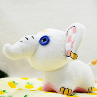 Vente en gros de peluches roses personnalisées cadeaux pour enfants peluche mignonne éléphant jouets mécanisme de mouvement jouet en peluche