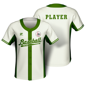 定制热升华棒球服，有成人和儿童尺码，轻便透气，工厂直供，高品质 - Product Image 1