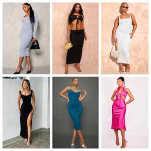 Vestido de Fiesta de Verano Usado para Mujer, Vestido Casual sin Mangas, Vestido Ajustado de Verano para Mujer, Liquidación - Product Image 4