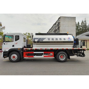 Nouveau camion distributeur d'asphalte Dongfeng 9 tonnes / camion pulvérisateur de bitume pour le pavage et l'entretien routier - Product Image 4