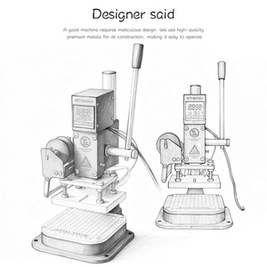 เครื่องปั๊มฟอยล์ร้อนขนาดเล็ก สำหรับบัตรพีวีซี หนัง กระดาษ พร้อมฟังก์ชั่นกดลายนูน - Product Image 6