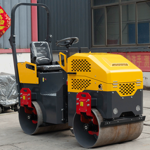 Rouleau vibratoire à double tambour VIBROPAC SS-R1500, moteur diesel 13HP, haute efficacité, force excitante de 30kN, entraînement hydraulique 75Hz - Product Image 1