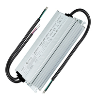 Contrôleur de gradation LED réglable étanche IP65/IP67 TBWTEK 100W-500W 0-10V en aluminium à sortie unique PF>0.95 pour projecteurs