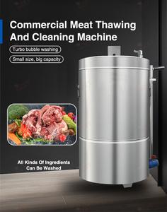 เครื่องละลาย<span class=keywords><strong>น้ำ</strong></span>แข็งในครัวเชิงพาณิชย์ขนาด 80 ลิตร บรรจุ 20 กก./ครั้ง สำหรับซี่โครงหมู ขจัดคราบเลือด ล้างผลไม้ ทำความสะอาดผัก - Product Image 5