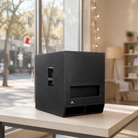 Prix Usine Promotionnel : Subwoofer Actif 18 Pouces 1100W RMS Classe D DSP Bi-amplifié avec Boîtier en Bois pour Mariages, Scènes, Bars et Performances Live