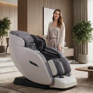 Fauteuil de massage corporel 3D de luxe Zhouqi, zéro gravité, commande vocale IA, charge sans fil, <span class=keywords><strong>musique</strong></span> Bluetooth - Product Image 3