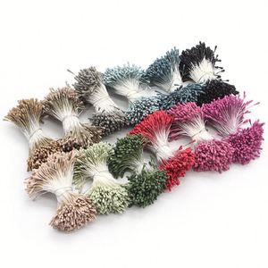 Cuentas de estambre de colores mixtos, centro de flor seca para ramo de novia, tocado, disfraz, manualidades DIY, suministros al por mayor - Product Image 4