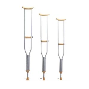 Béquilles réglables en alliage d'aluminium S M L pour la récupération des fractures, usage médical, antidérapantes, soutien à domicile - Product Image 1