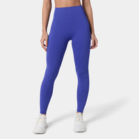 Service OEM Leggings de yoga et de fitness pour femmes, sans couture, à taille haute, avec bande de maintien intégrée, effet froncé invisible, unis et sculptants