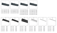 Ventes directes 1.2M 2.4M lumière pendante linéaire commerciale de rectangle de course continue pour le supermarché de bureau à domicile