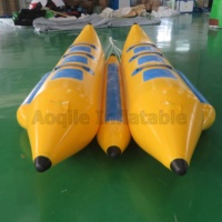 Jeux d'eau gonflables Bateaux bananes Équipement de jeu d'eau remorquable flottant