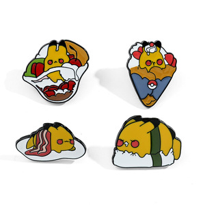 Broche en alliage style <span class=keywords><strong>sushi</strong></span> mignon broche monstre de poche cartoon épingles - Product Image 1