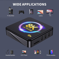 Topleo Boîtier TV Android Personnalisé 4 Go 64 Go, Boîtier Décodeur de Jeu TV 2024, Smart Android 14 16 Go, Boîtier TV 8K