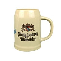 Mug en céramique personnalisé avec logo, pour club de bière, funérailles, avec poignée, 0,5 L, couleur unie, activité de fête, tasse à bière, passe au micro-ondes et au lave-vaisselle