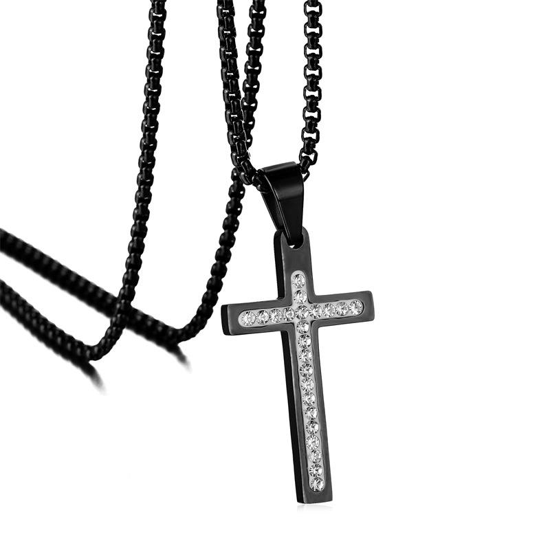 สร้อยคอปืนสีดำ