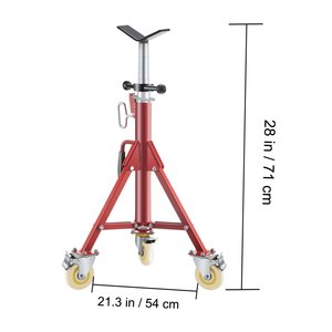 1107D Moveable pipe <b>stand</b> with casters for pipe size 12inces loading <b>weight</b> 882 lbs - Product Image 4