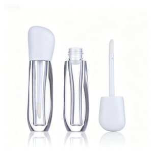 Nouveau style – Tubes de brillant à lèvres vides en plastique de 3 ml, couleur personnalisée, pour emballage cosmétique de maquillage liquide - Product Image 1