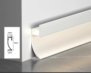 Plinthe en aluminium imperméable et durable d'éclairage de plinthe de conception industrielle moderne de LED pour la cuisine hôtel parc appartement - Product Image 4
