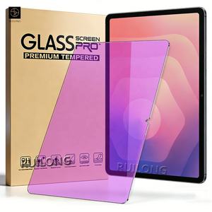 <span class=keywords><strong>Protection</strong></span> d'écran anti-lumière bleue 2.5D pour Samsung Galaxy Tab S11 S10 <span class=keywords><strong>S9</strong></span> FE <span class=keywords><strong>Plus</strong></span> A11 <span class=keywords><strong>Film</strong></span> en verre trempé violet <span class=keywords><strong>Protection</strong></span> des yeux - Product Image 1