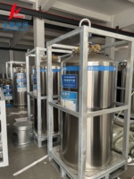 Réservoir de Dewar liquide industriel 450L Co2 Oxygen Lox Gaz cryogénique soudé Cylindre thermo-isolant Réservoir de stockage d'azote Dewar