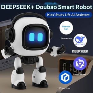 Robot Inteligente Interactivo con IA para Conversación, ChatGPT, de Plástico, Funciona con Batería, Juguete de Escritorio para Niños, con Luz y Sonido, Compañero - Product Image 2