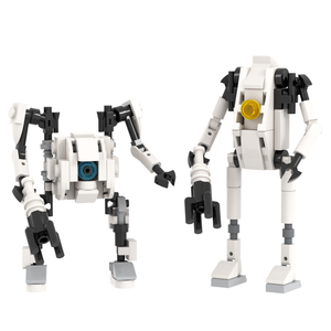 MOC1663 157 pz portale 2 Robot regali Mini Diy blocchi di costruzione set educativi per bambini - Product Image 6