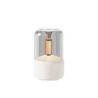 Bougie veilleuse humidificateur USB muet bureau brouillard quantité huile essentielle diffuseur 120 ml réservoir d'eau