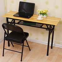 Bureau de travail à domicile, table de formation, table de conférence pliable