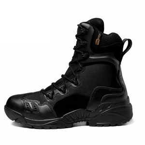 Promoción de Stock TSB11-2: Botas Tácticas Transpirables de Corte Alto para Verano, Zapatos de Entrenamiento de Corte Bajo, Botas de Gamuza Negras y Caqui para Desierto - Product Image 3