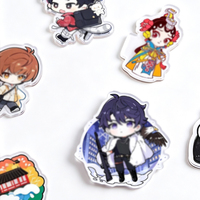 Aimants de réfrigérateur en acrylique de style dessin animé personnalisés - Impression numérique imperméable pour cadeaux promotionnels et de remerciement personnalisés