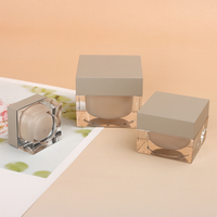 Vente en gros usine : Pots carrés en gel pour constructeurs d'ongles 5g 10g 15g 30g 50g, Pots cosmétiques en acrylique pour vernis gel, Pots de gel UV personnalisés OEM/ODM