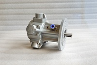 Moteur pneumatique OEM TMH-1.5-200 personnalisable 200mm Bride en aluminium 28N.M 1.125KW Efficace 28N.M 1.125KW Moteur pneumatique OEM personnalisable