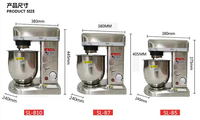 Horus – mélangeur de gâteaux électrique en acier inoxydable, 5l, 7l, 10l, pour la boulangerie