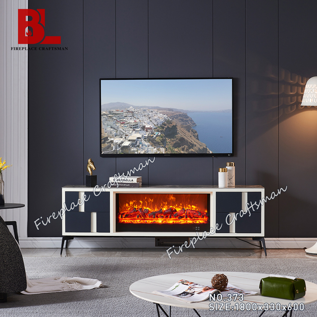 Modern Remote Control Marble Top Electric Fireplace Tv Stands 75 Inch Electric Fireplace with Tv Stand Cabinet Modern Luxury