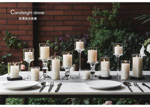 Décoration de mariage bocaux hauts <span class=keywords><strong>grand</strong></span> bougeoir en verre clair eau droite résistant à la chaleur flottant <span class=keywords><strong>vide</strong></span> conteneurs de bougie de sable - Product Image 4