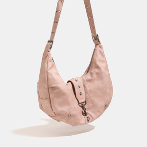 Bolso Tote de PU de Alta Gama con Diseño Retro Desgastado Sand Dune Wasteland para Mujer, Estilo 2024, Gran Capacidad, Cierre de Cremallera, Remaches - Product Image 2