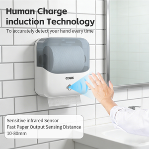 <span class=keywords><strong>Dispensador</strong></span> Automático <span class=keywords><strong>de</strong></span> Toallas <span class=keywords><strong>de</strong></span> <span class=keywords><strong>Papel</strong></span> <span class=keywords><strong>con</strong></span> <span class=keywords><strong>Sensor</strong></span> ABS <span class=keywords><strong>de</strong></span> CDWK <span class=keywords><strong>para</strong></span> Hoteles, Baños Públicos y Aseos - Product Image 4