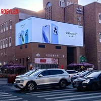Écran LED géant d'affichage publicitaire extérieur imperméable ROSY, panneau LED P2.5 P4P5 P8 P10, mur vidéo LED externe, panneau d'affichage LED