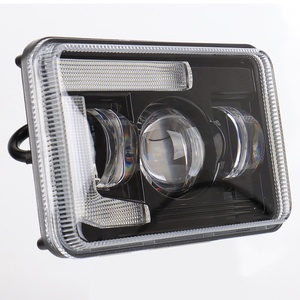 Faro LED Rectangular de 4x6 Pulgadas con Luz de Circulación Diurna para Camión Semi Peterbilt 379, Compatible con Kenworth T400 T800 - Product Image 4