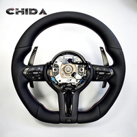 Volant en cuir avec palettes magnétiques adapté aux BMW F10 F30 F20 F11 F22 F31 F32 F36 320 F15 F25 F07 F01 M3 M4 M5 M6
