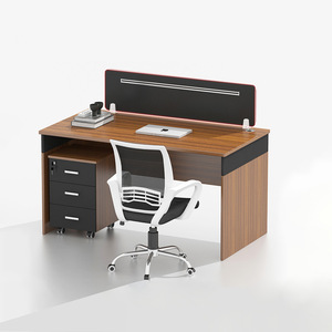 Modern Office <b>Desk</b> With Chair Combination Computer <b>Desk</b> With Partition Storage Cabinet Employee <b>Workstation</b> Minimalist Design - Product Image 4