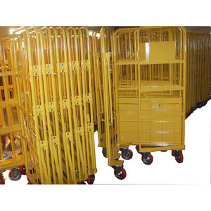 उच्च गुणवत्ता लोकप्रिय अनुकूलित कपड़े धोने रोल पिंजरे 3 पक्षीय रोल पिंजरे के लिए रोल कंटेनर रसद - Product Image 5