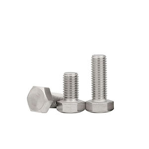 Vis hexagonale à filetage complet en acier inoxydable 304 DIN933, grade 6.8, M8, pour travaux d'ingénierie lourde - Product Image 5