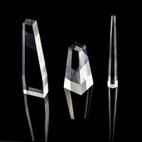Bloc de Prisme en Verre Saphir Guide de Lumière Optique Octogonal pour Instruments de Topographie Certifié CE Qualité de Surface 60/40