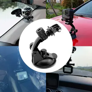 Car Suction Cup Glass Holder Adapter Action camera Mount for Gopro 9 8 7 6 5 4 max Xiaomi Yi 4K Accessories