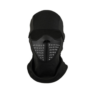 Cycling Mask Full Face Windproof Warm <b>Neck</b> <b>Warmer</b> Unisex Black And White - Product Image 1