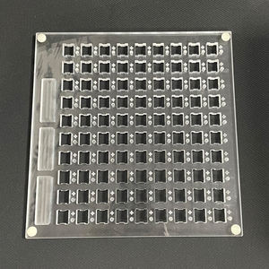 Özel işleme şeffaf PMMA parçaları akrilik CNC katlanır - Product Image 4